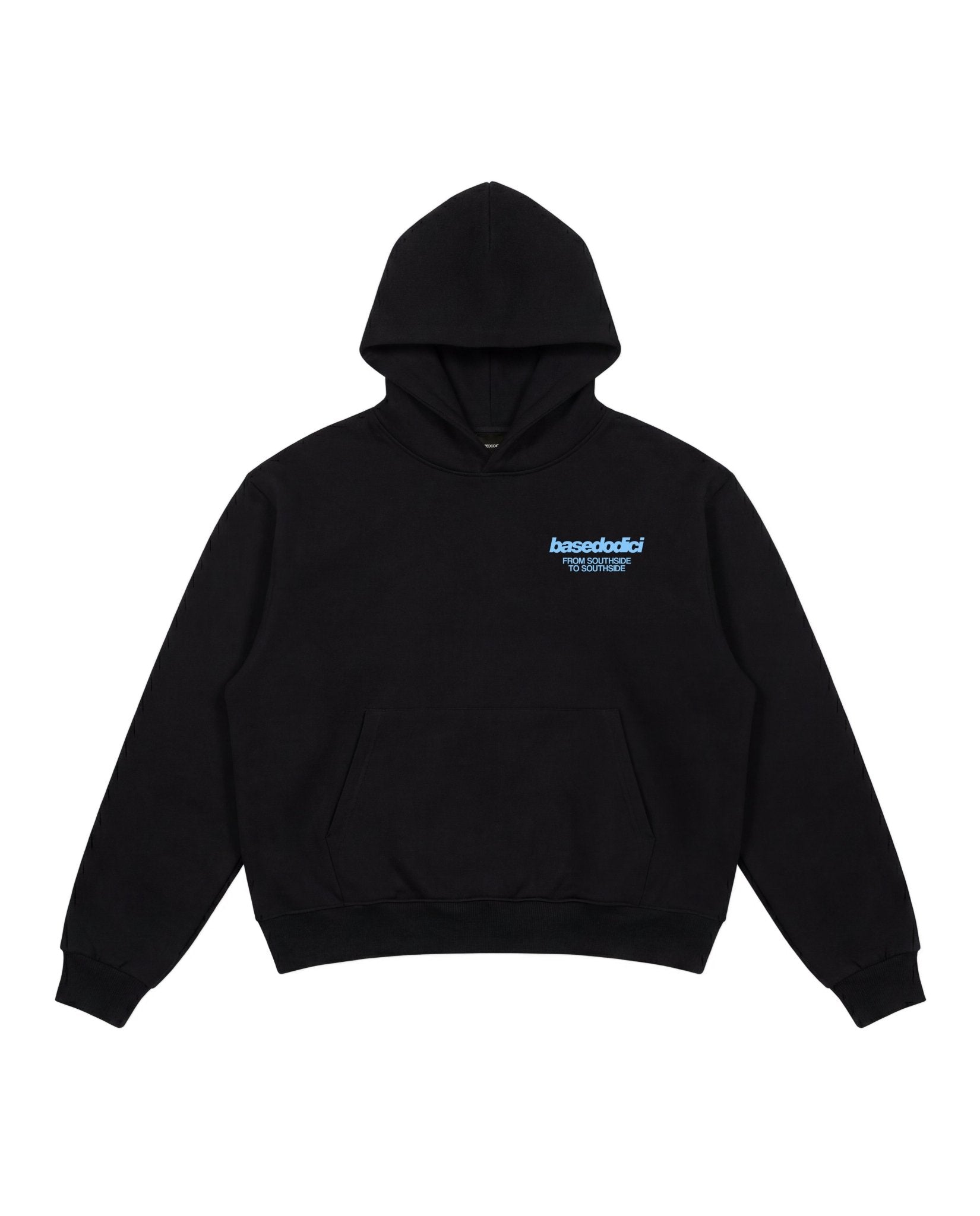 Hoodie "AMMO" CHI'T'SAP Black/FurryAzure - BASEDODICI®