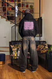 Hoodie "AMMO" CHI'T'SAP Black/FurryPink - BASEDODICI®