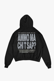 Hoodie "AMMO" CHI'T'SAP Black/Glitter - BASEDODICI®