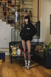 Hoodie "AMMO" CHI'T'SAP Black/GlitterItalic - BASEDODICI®