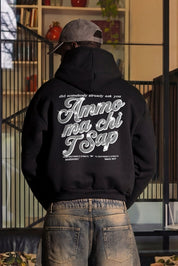 Hoodie "AMMO" CHI'T'SAP Black/GlitterItalic - BASEDODICI®