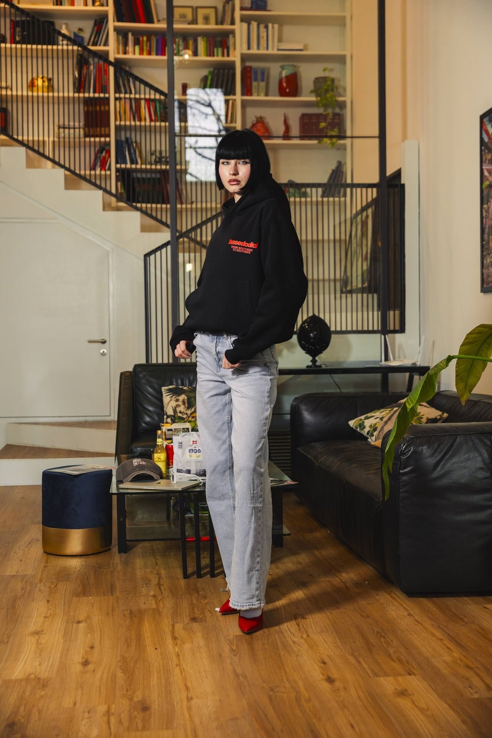 Hoodie "AMMO" CHI'T'SAP Black/Gloss - BASEDODICI®