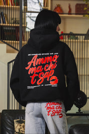 Hoodie "AMMO" CHI'T'SAP Black/Gloss - BASEDODICI®