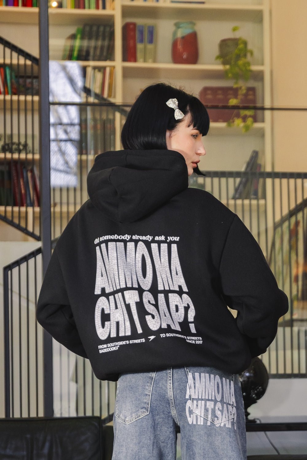 Hoodie "AMMO" CHI'T'SAP Black/Grillz - BASEDODICI®
