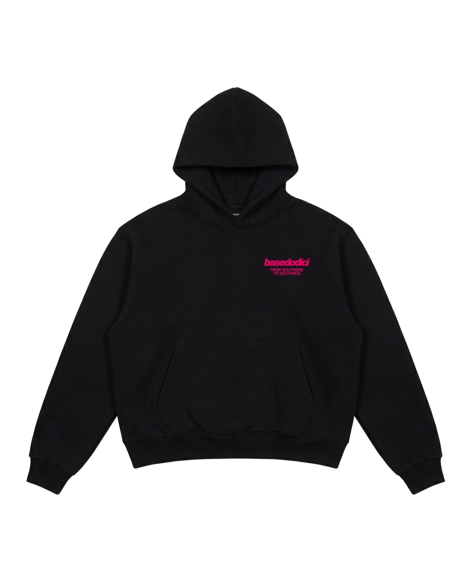 Hoodie "AMMO" CHI'T'SAP Black/PaintPink - BASEDODICI®