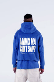 Hoodie "AMMO" CHI'T'SAP Blue Royal - BASEDODICI®