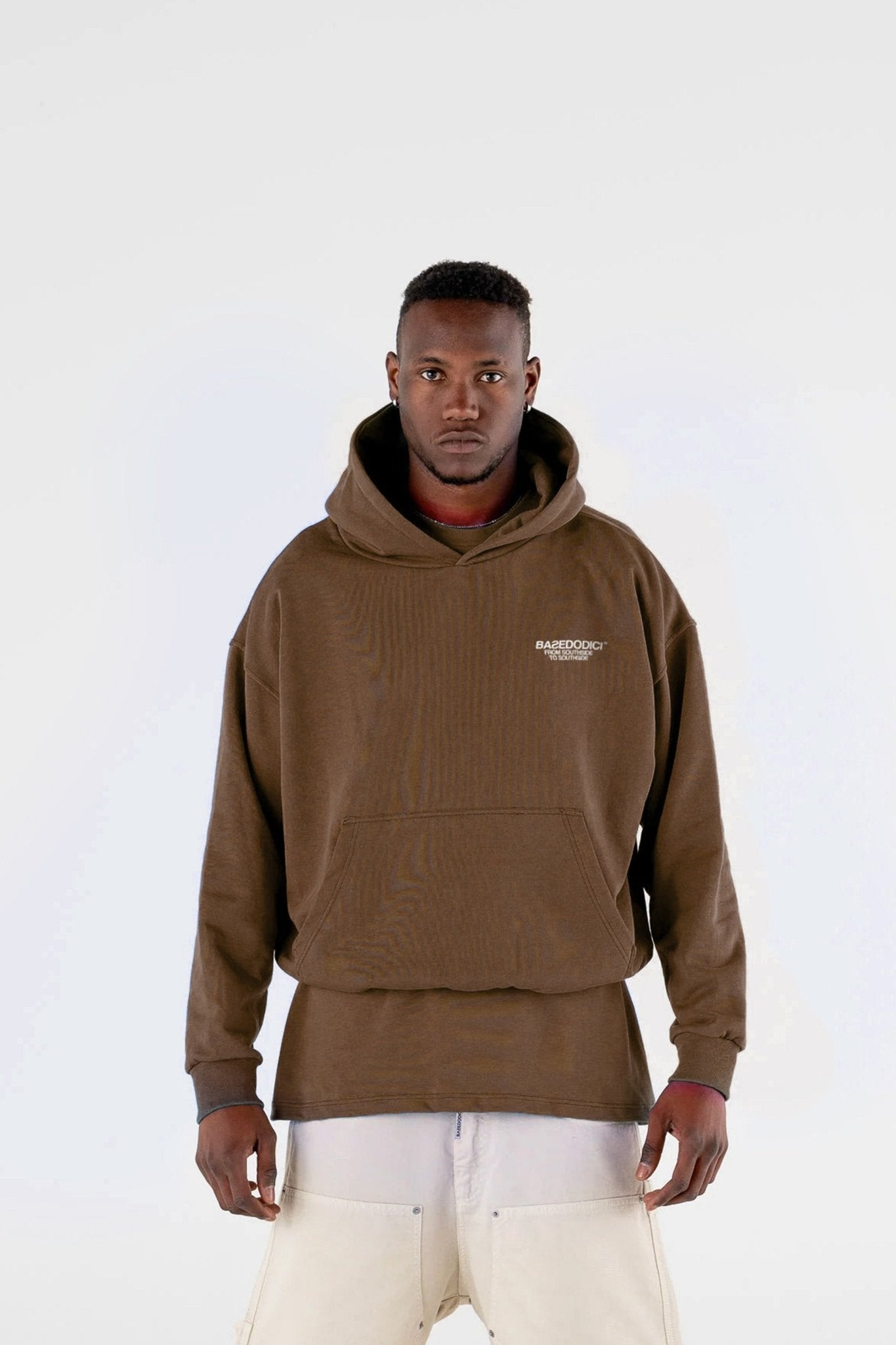 Hoodie "AMMO" CHI'T'SAP Cactus Brown - BASEDODICI®