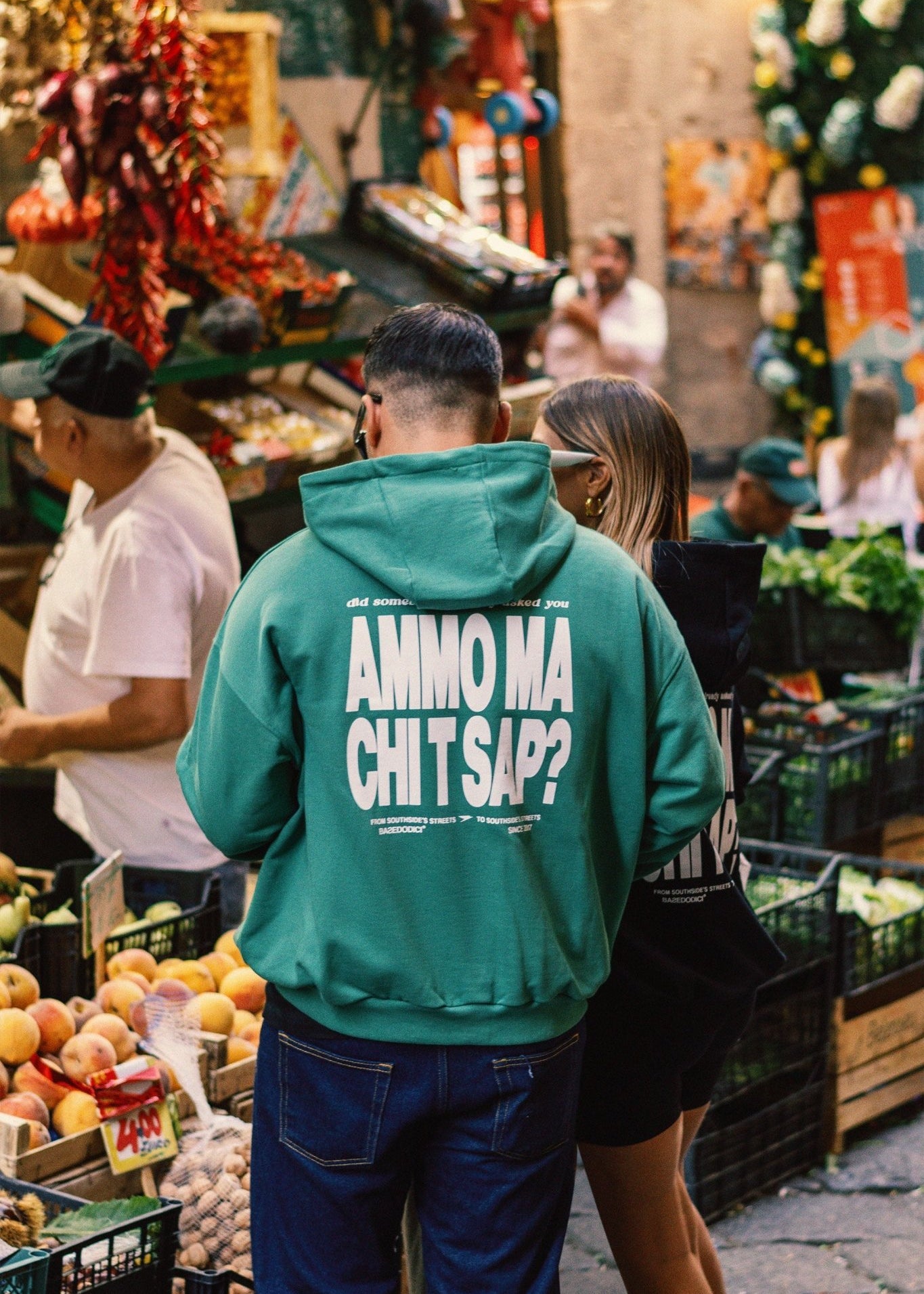 Hoodie "AMMO" CHI'T'SAP Green - BASEDODICI®