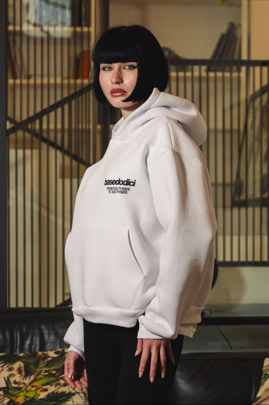 Hoodie "AMMO" CHI'T'SAP White/FurryPink - BASEDODICI®