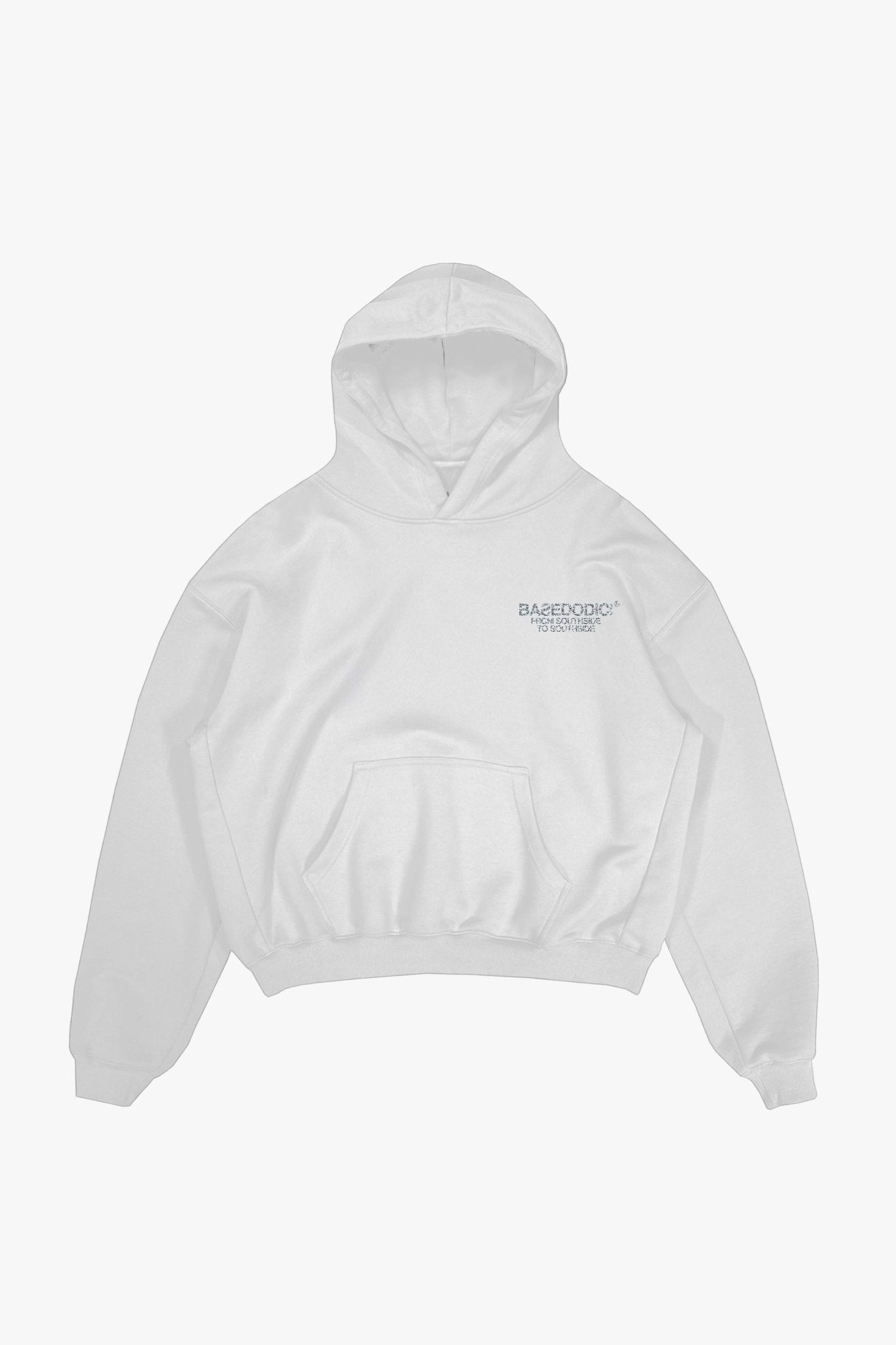 Hoodie "AMMO" CHI'T'SAP White/Glitter - BASEDODICI®