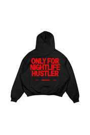 Hoodie “BASEDODICIxHYPE” Nightlife Black - BASEDODICI®