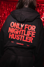 Hoodie “BASEDODICIxHYPE” Nightlife Black - BASEDODICI®