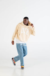 Hoodie Boxy “DYSTOPIA” 012 Cream - BASEDODICI®