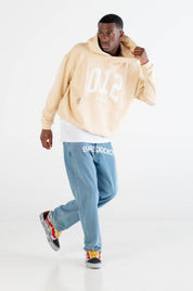 Hoodie Boxy “DYSTOPIA” 012 Cream - BASEDODICI®