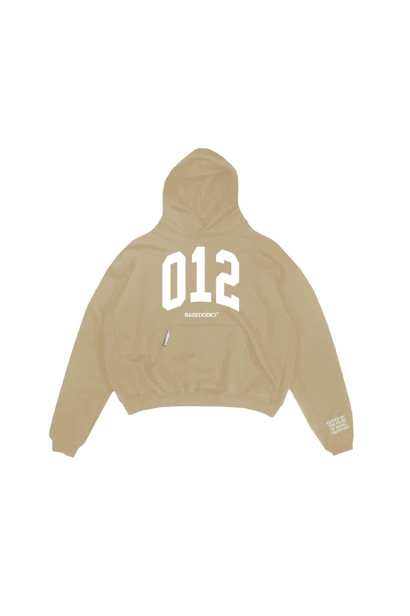 Hoodie Boxy “DYSTOPIA” 012 Cream - BASEDODICI®