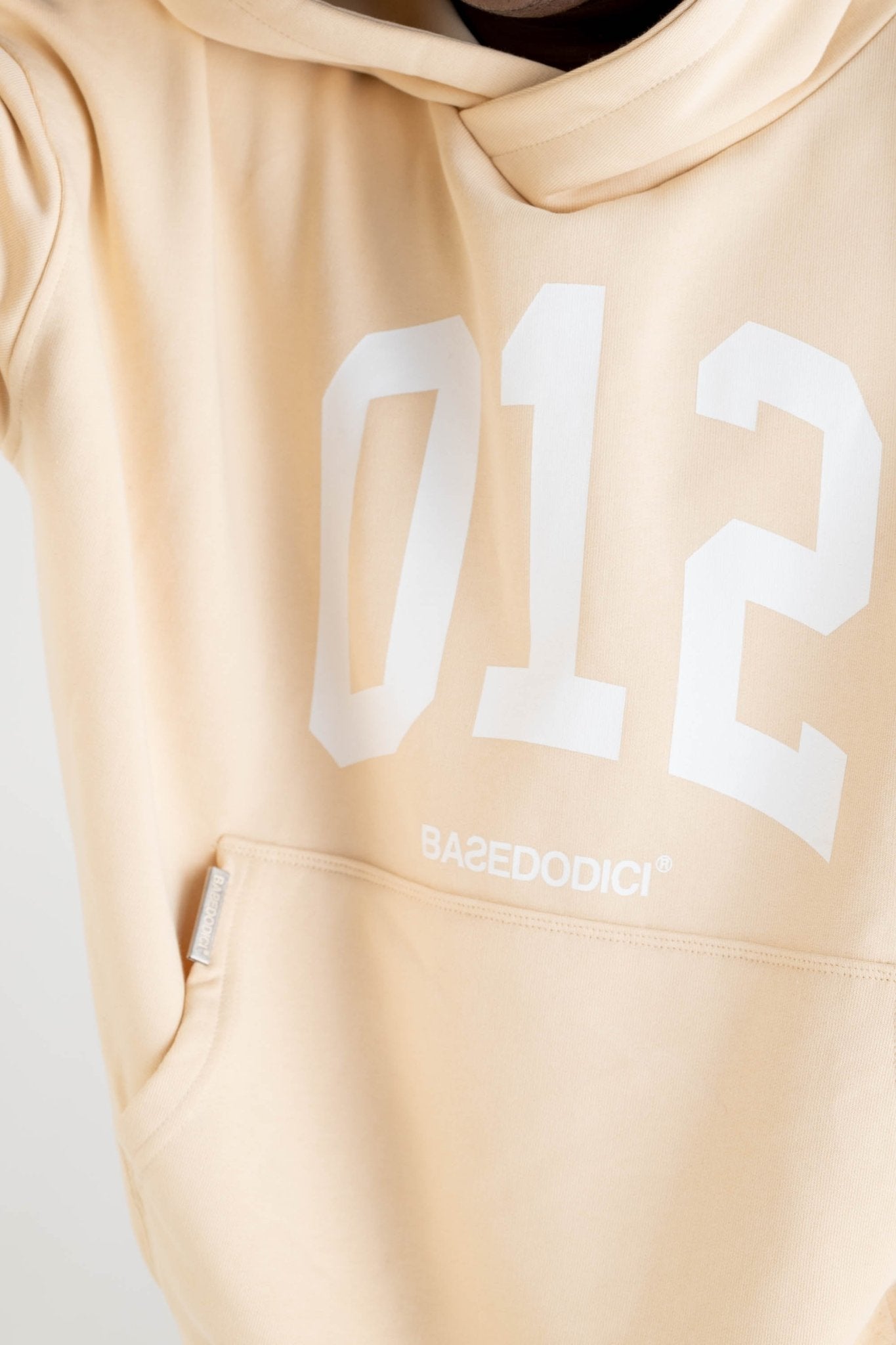 Hoodie Boxy “DYSTOPIA” 012 Cream - BASEDODICI®