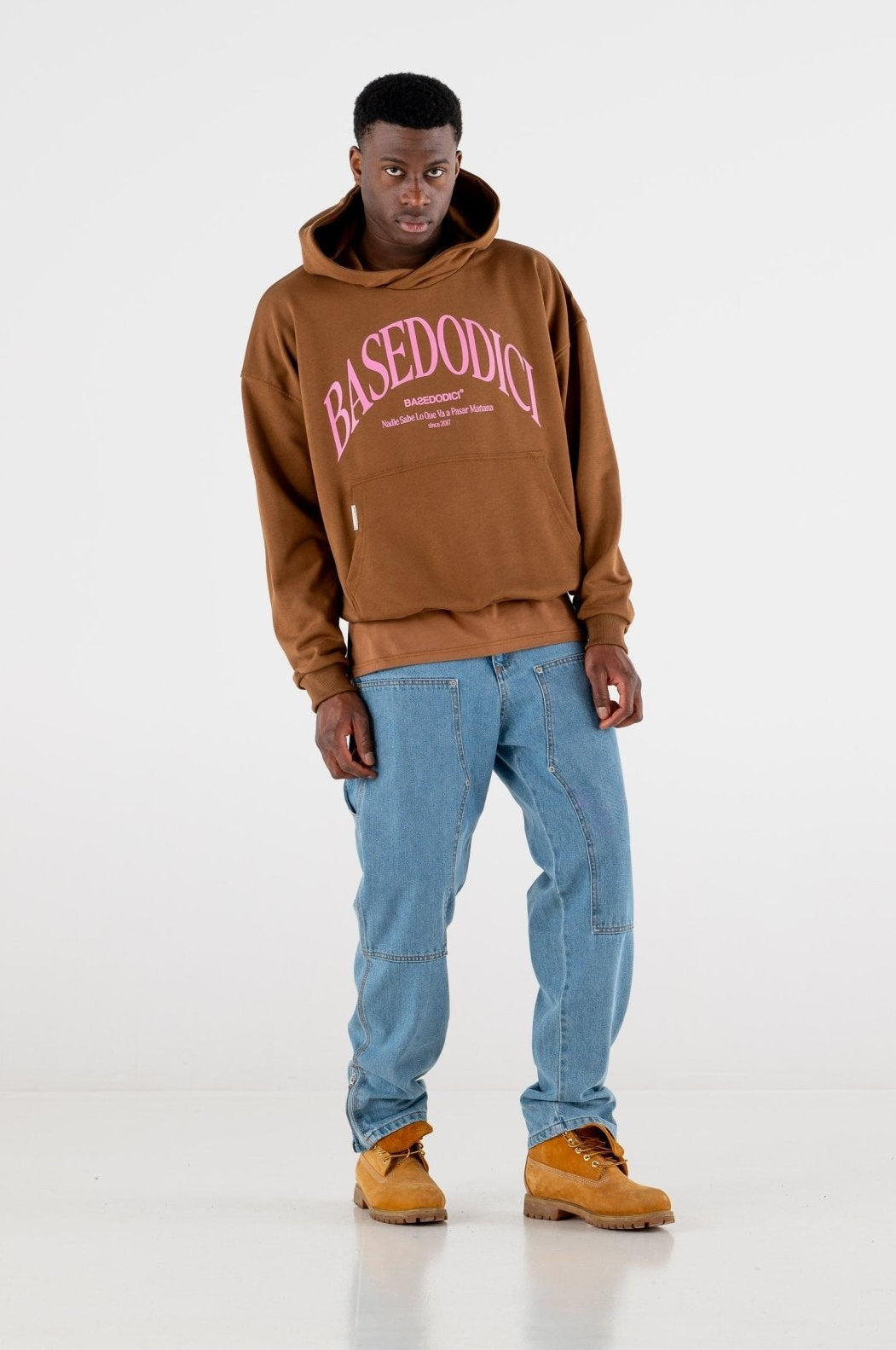 Hoodie Boxy “RESORT” Dove Brown - BASEDODICI®