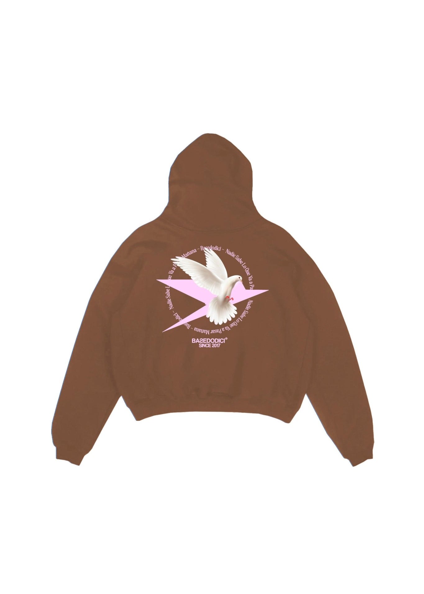 Hoodie Boxy “RESORT” Dove Brown - BASEDODICI®