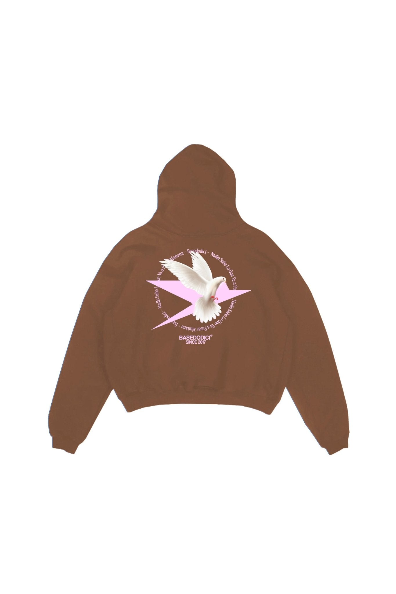 Hoodie Boxy “RESORT” Dove Brown - BASEDODICI®