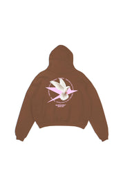 Hoodie Boxy “RESORT” Dove Brown - BASEDODICI®