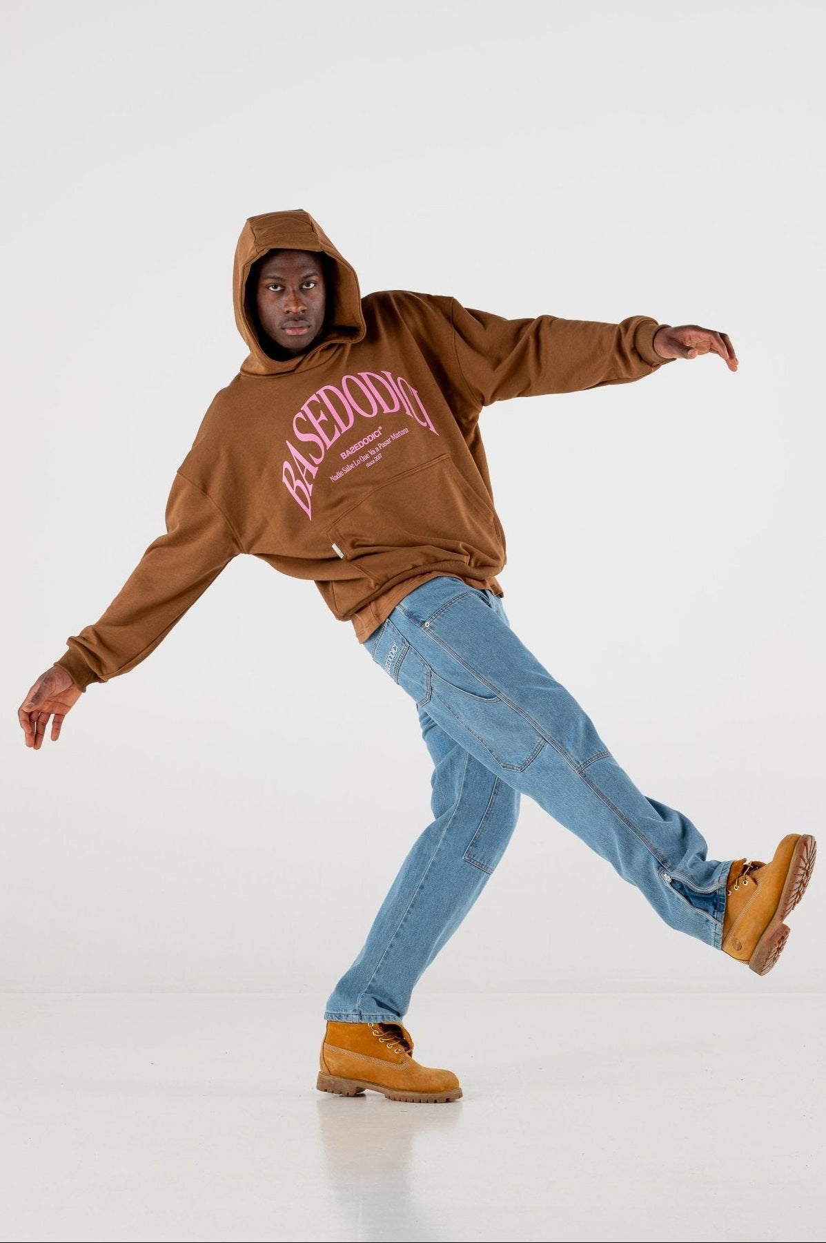Hoodie Boxy “RESORT” Dove Brown - BASEDODICI®