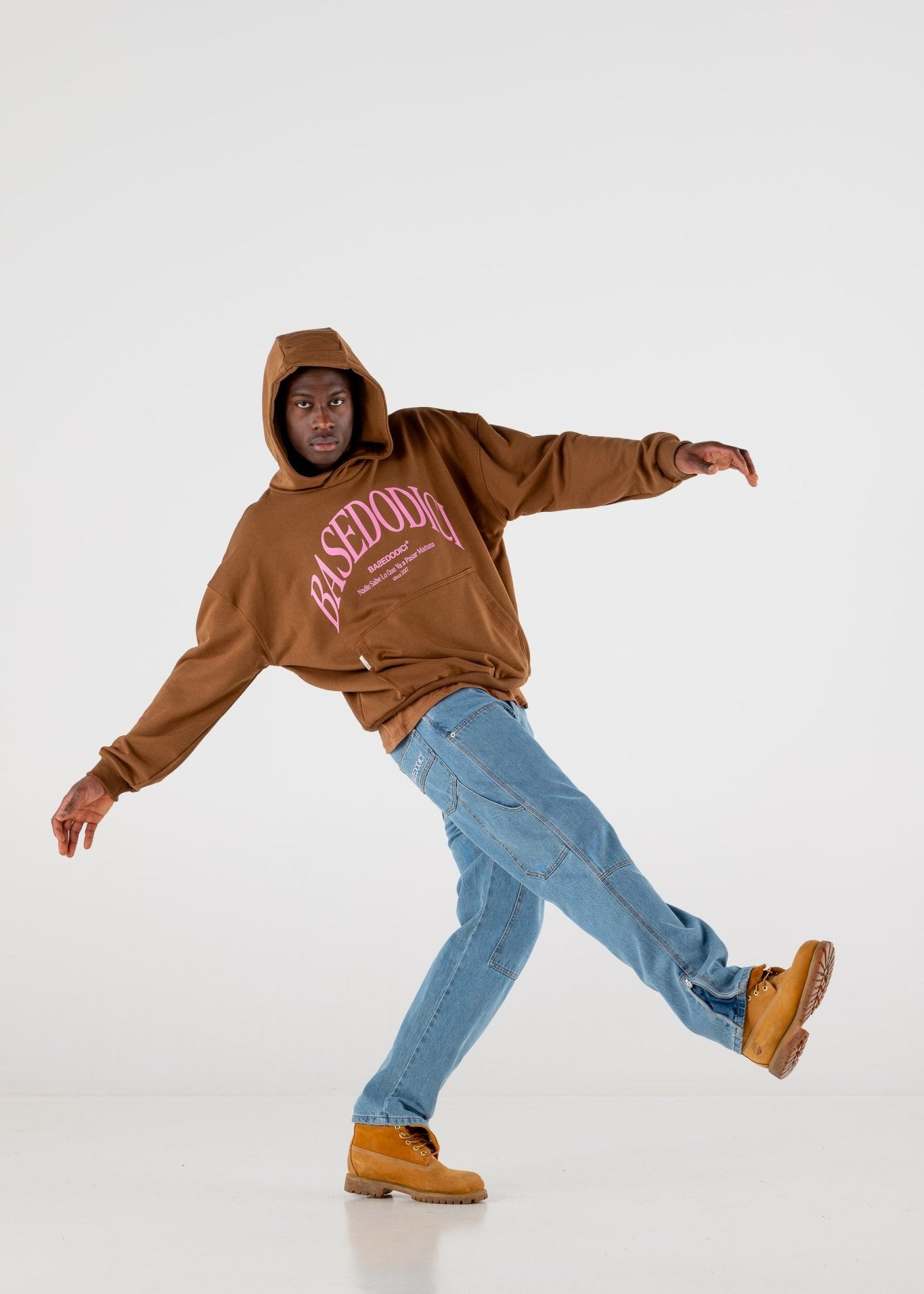 Hoodie Boxy “RESORT” Dove Brown - BASEDODICI®