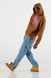 Hoodie Boxy “RESORT” Dove Brown - BASEDODICI®