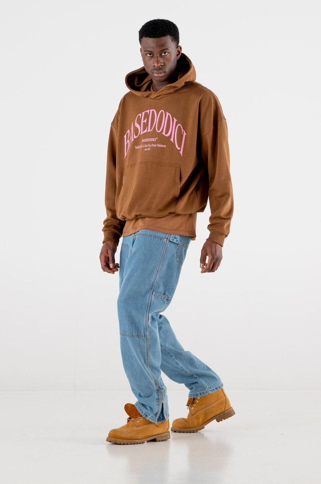 Hoodie Boxy “RESORT” Dove Brown - BASEDODICI®