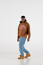 Hoodie Boxy “RESORT” Dove Brown - BASEDODICI®