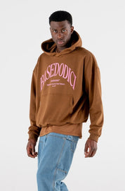 Hoodie Boxy “RESORT” Dove Brown