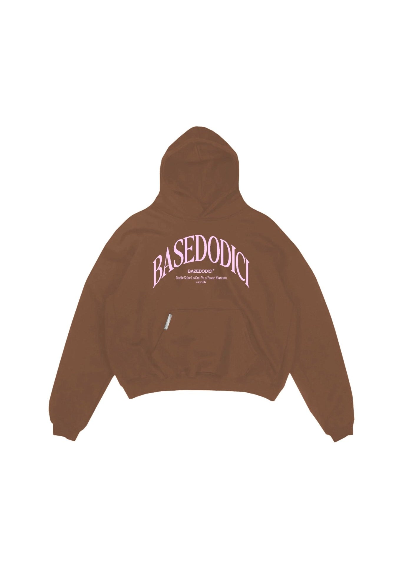 Hoodie Boxy “RESORT” Dove Brown - BASEDODICI®