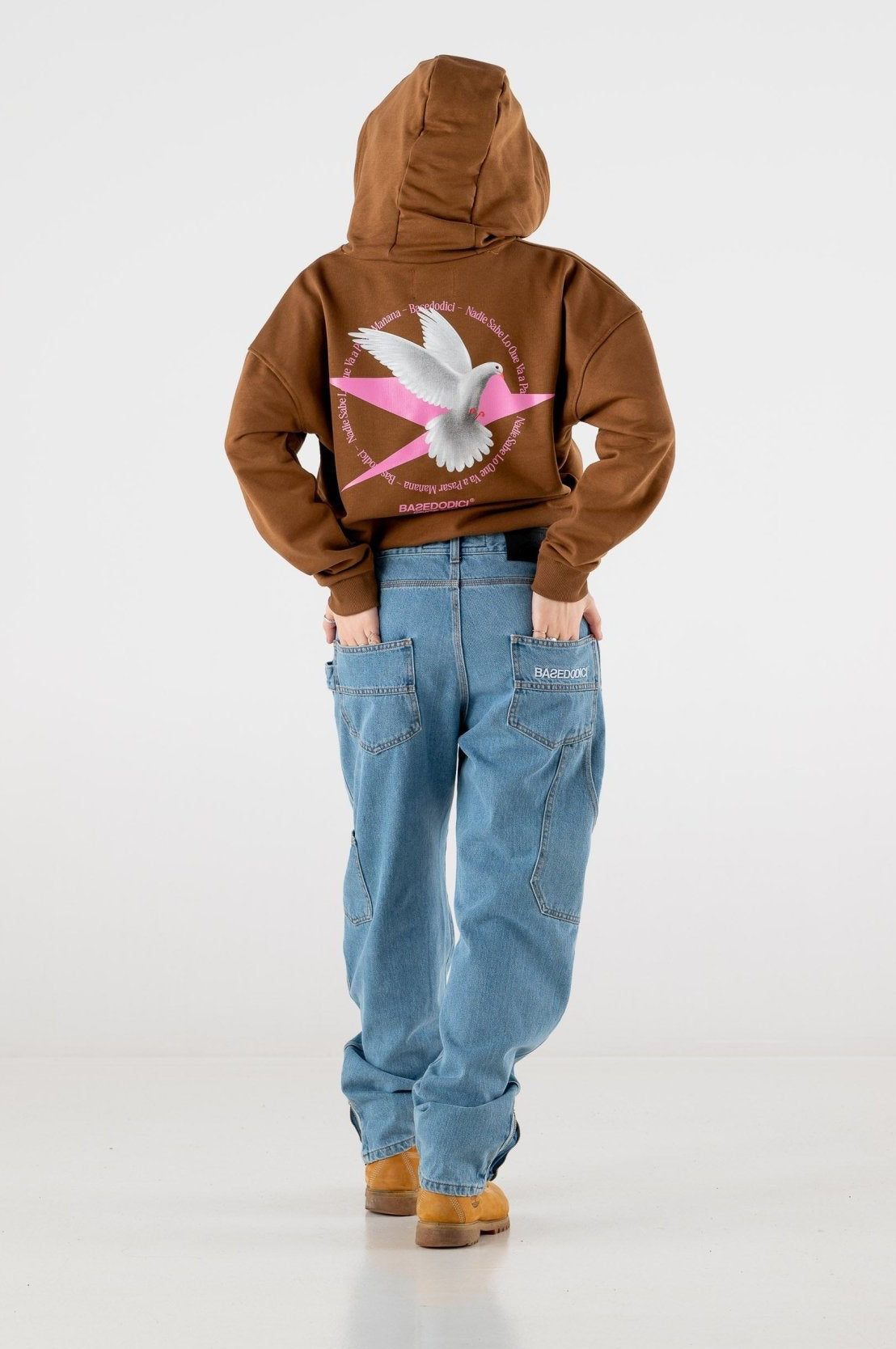 Hoodie Boxy “RESORT” Dove Brown - BASEDODICI®