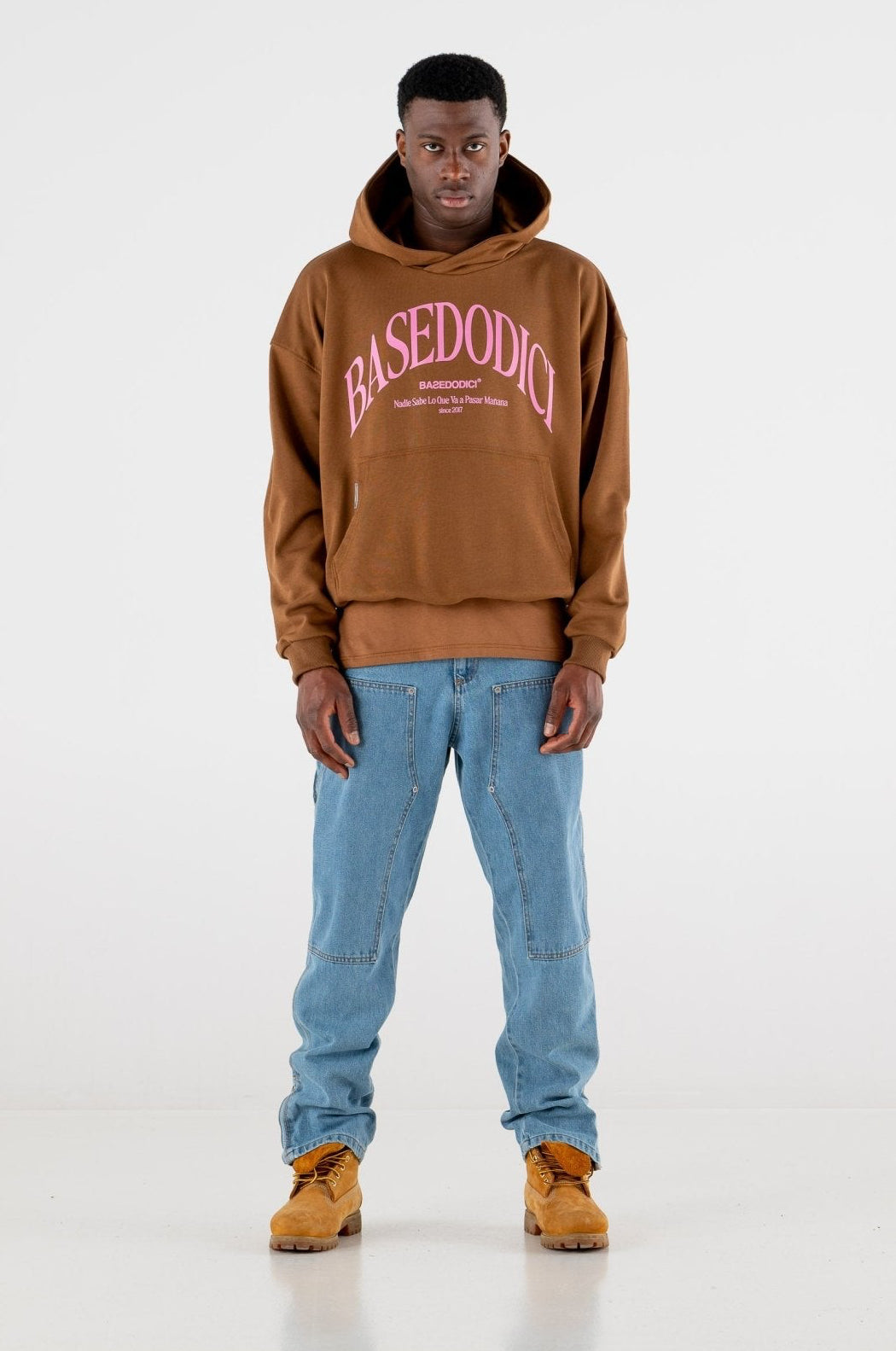 Hoodie Boxy “RESORT” Dove Brown - BASEDODICI®