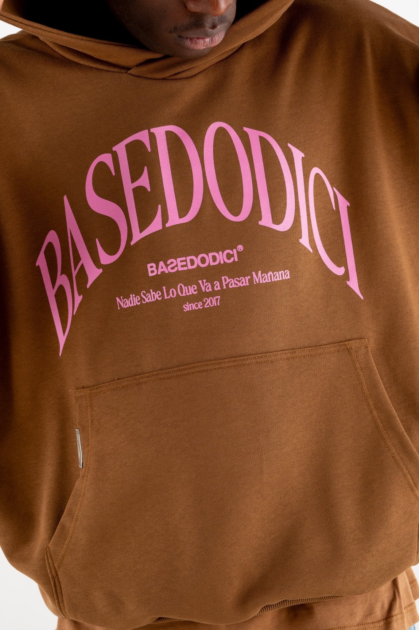 Hoodie Boxy “RESORT” Dove Brown - BASEDODICI®