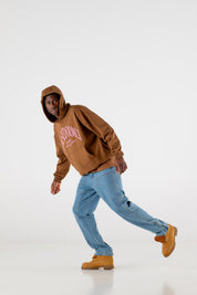 Hoodie Boxy “RESORT” Dove Brown - BASEDODICI®