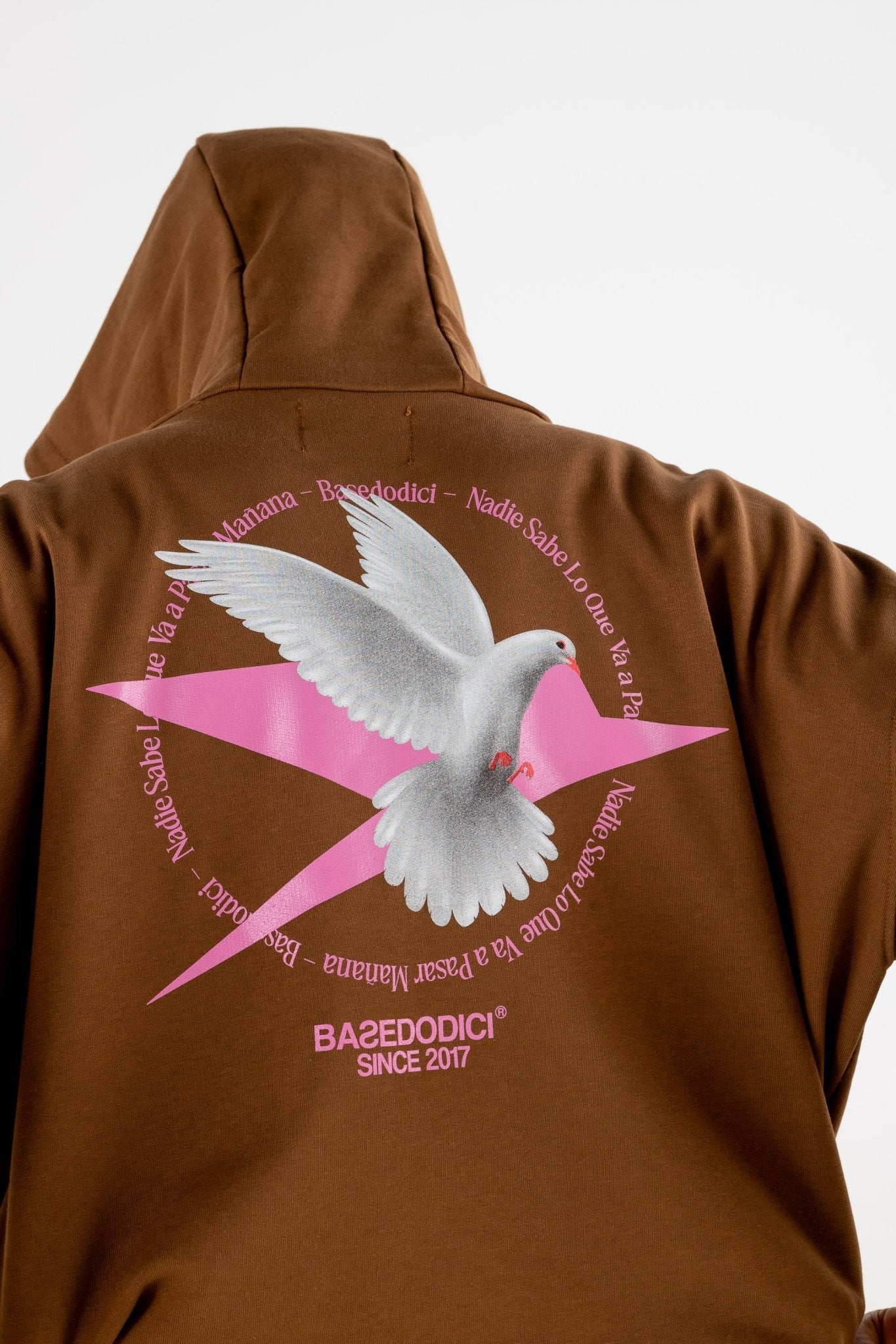 Hoodie Boxy “RESORT” Dove Brown - BASEDODICI®
