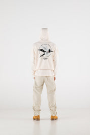 Hoodie Boxy “RESORT” Dove Cream - BASEDODICI®