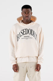 Hoodie Boxy “RESORT” Dove Cream