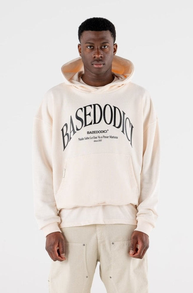 Hoodie Boxy “RESORT” Dove Cream