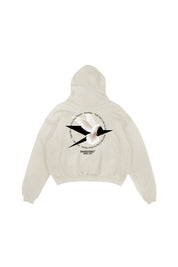 Hoodie Boxy “RESORT” Dove Cream - BASEDODICI®