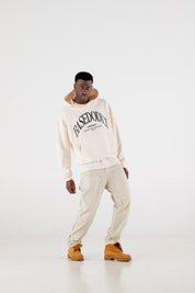 Hoodie Boxy “RESORT” Dove Cream - BASEDODICI®