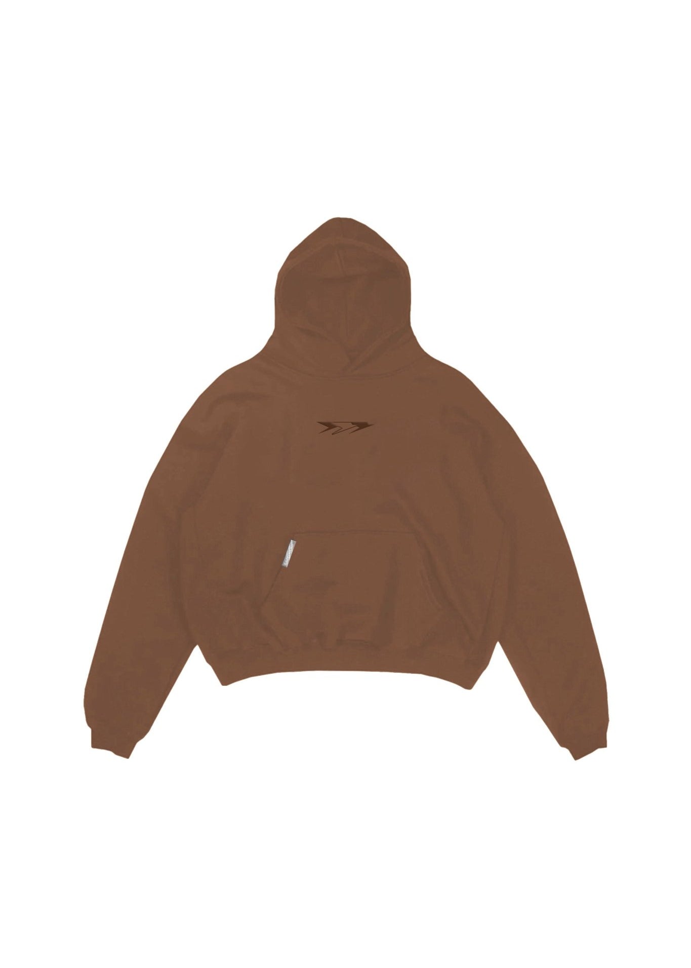 Hoodie Boxy “RESORT” Triple Logo Brown - BASEDODICI®