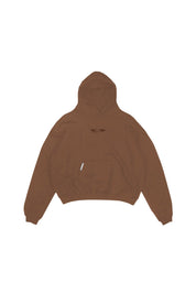 Hoodie Boxy “RESORT” Triple Logo Brown - BASEDODICI®