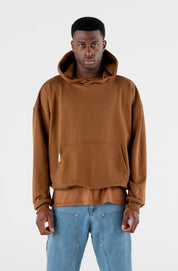 Hoodie Boxy “RESORT” Triple Logo Brown