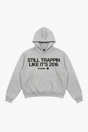 Hoodie "CASHMERExBASEDODICI" StillTrappin AshGrey - BASEDODICI®