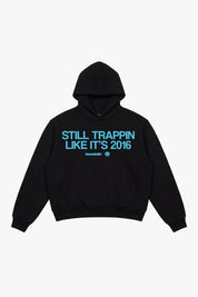 Hoodie "CASHMERExBASEDODICI" StillTrappin Black - BASEDODICI®