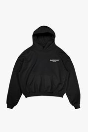 Hoodie "COMFY" Back Logo Black/White - BASEDODICI®