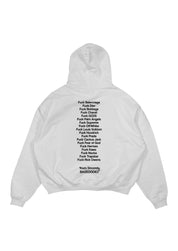 Hoodie "COMFY" FCK White - BASEDODICI®