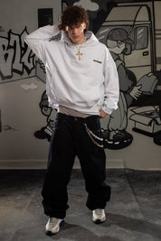 Hoodie "COMFY" FCK White - BASEDODICI®
