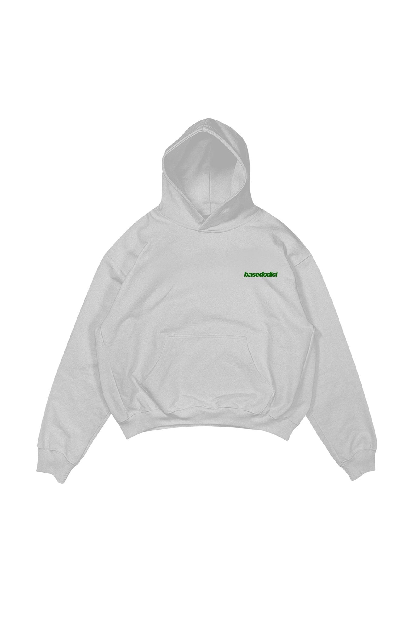 Hoodie "COMFY" FCK White/Green - BASEDODICI®